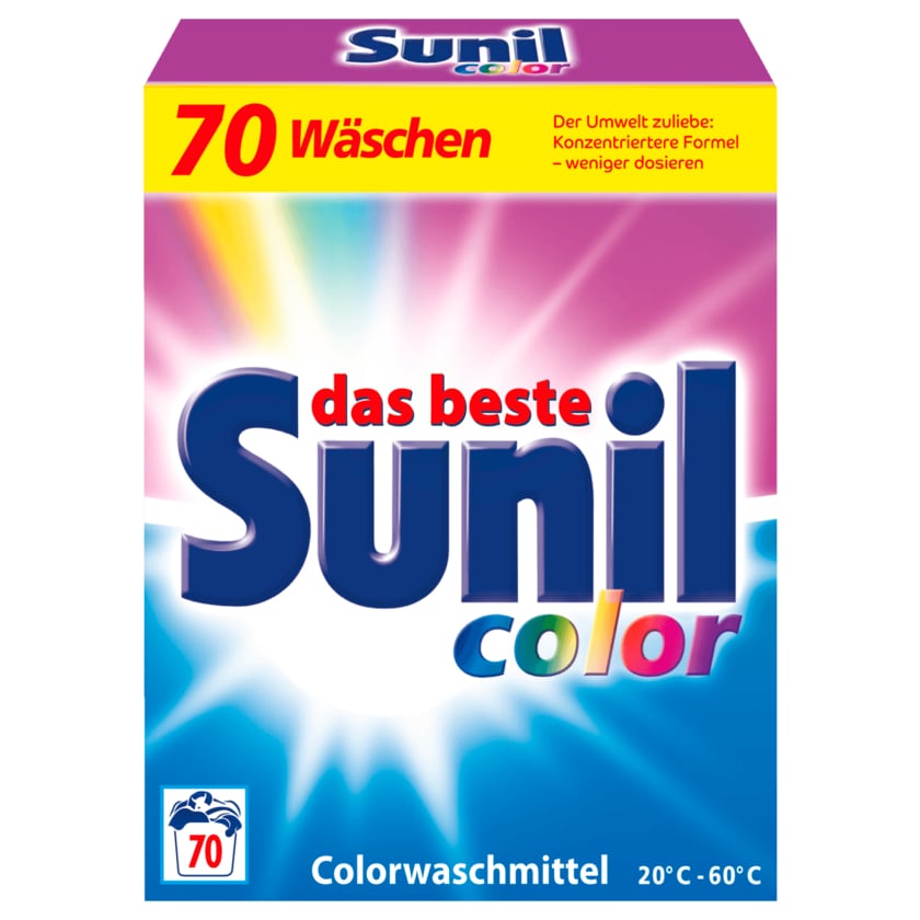 Sunil Colorwaschmittel Color Pulver 4,2 kg